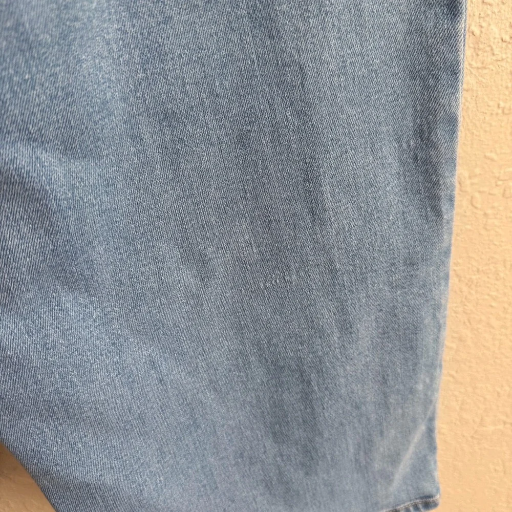 Old Navy Wow Wide Leg High Rise Jeans Light Wash Blue Denim 10